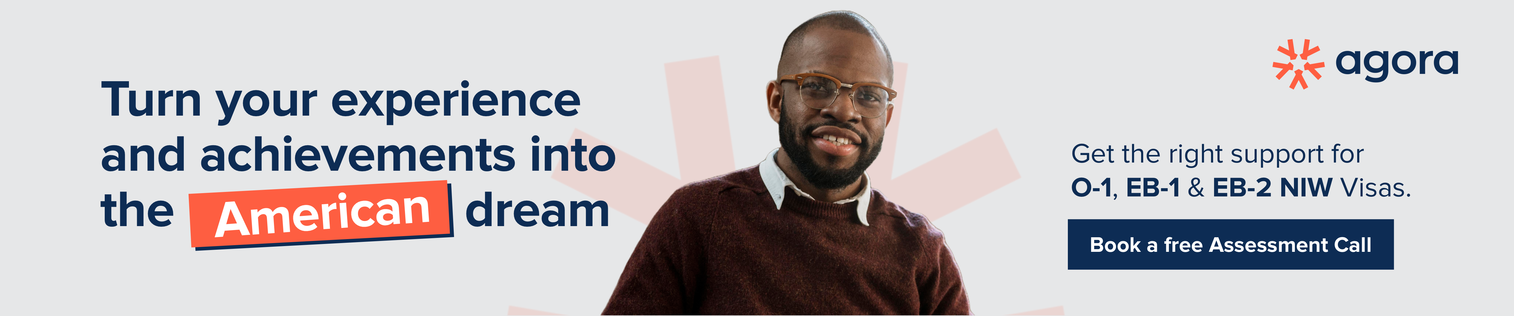 Agora Visa banner Ad